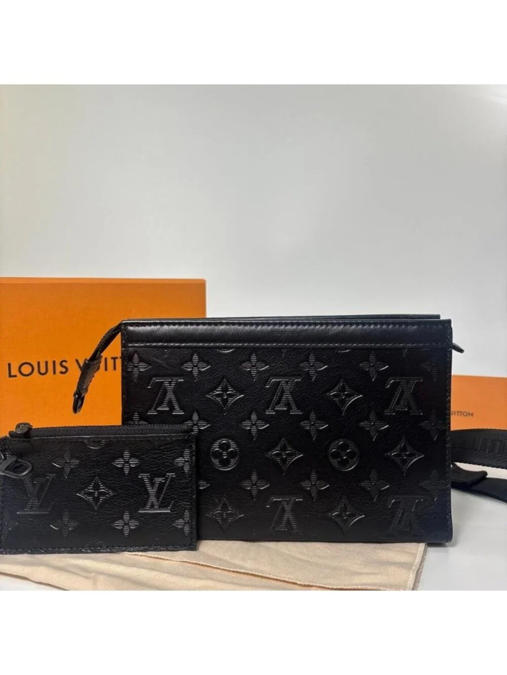 Louis Vuitton Monogram Shadow Gaston Shoulder Bag